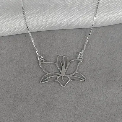 GARGANTILHA FLOR DE LÓTUS 45CM
